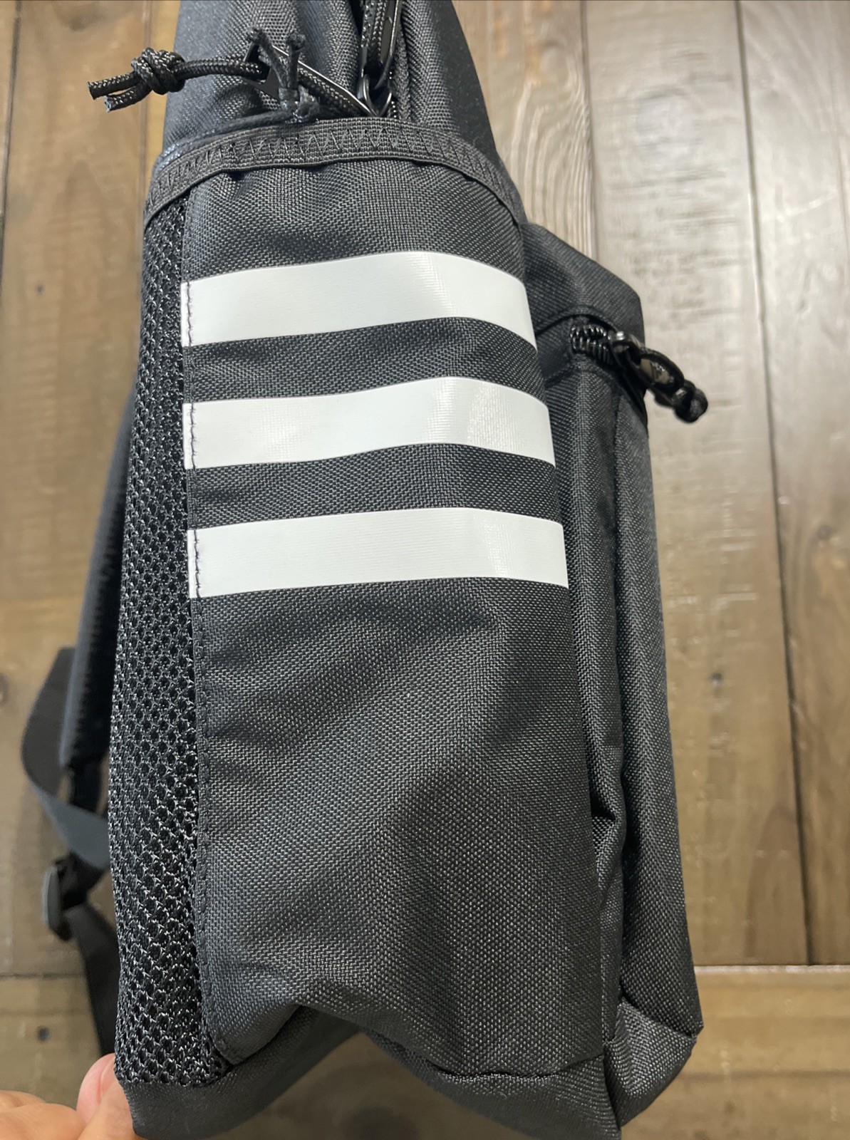 adidas Classic 3-Stripe Backpack 5.0, Black/White, One Size, Black/White