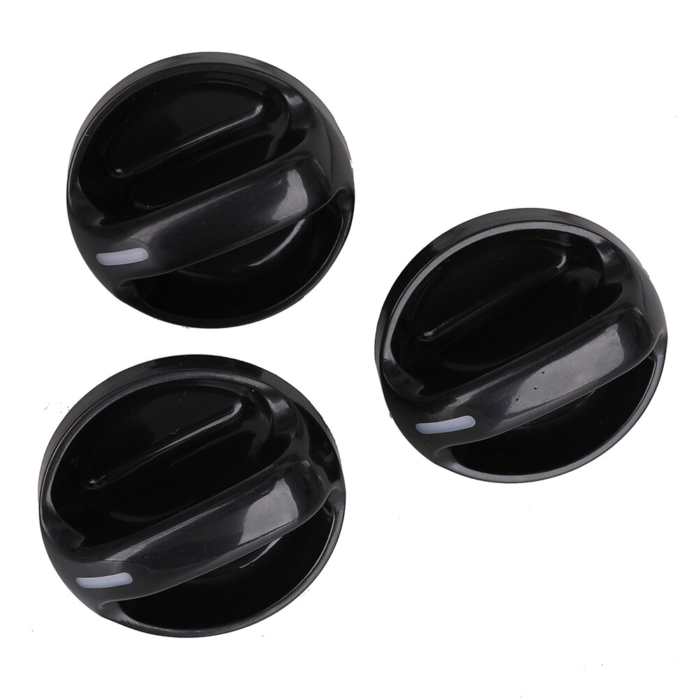 3 pack Fit for Toyota Tundra Truck 2000-06 Control Knobs Dials Heater A/C Fan