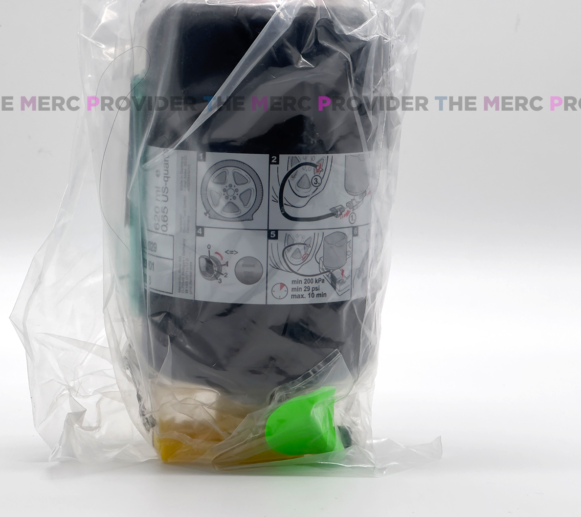 Mercedes-Benz Genuine OEM TireFit Tire Sealant w/ Air Tire Pump 620 mL