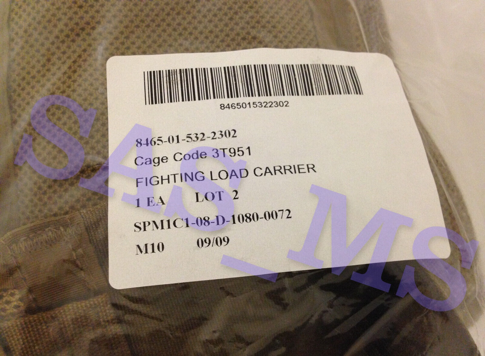 USMC MOLLE II MARPAT FLC FIGHTING LOAD CARRIER VEST COYOTE BROWN ZIPPERED NIP