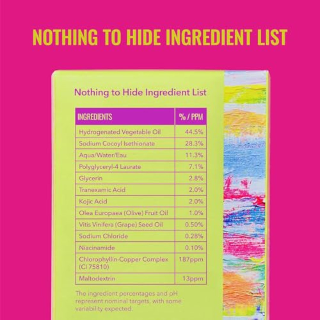 Good Molecules Brightening & Dark Spots Bar - Soap Free Face and Body