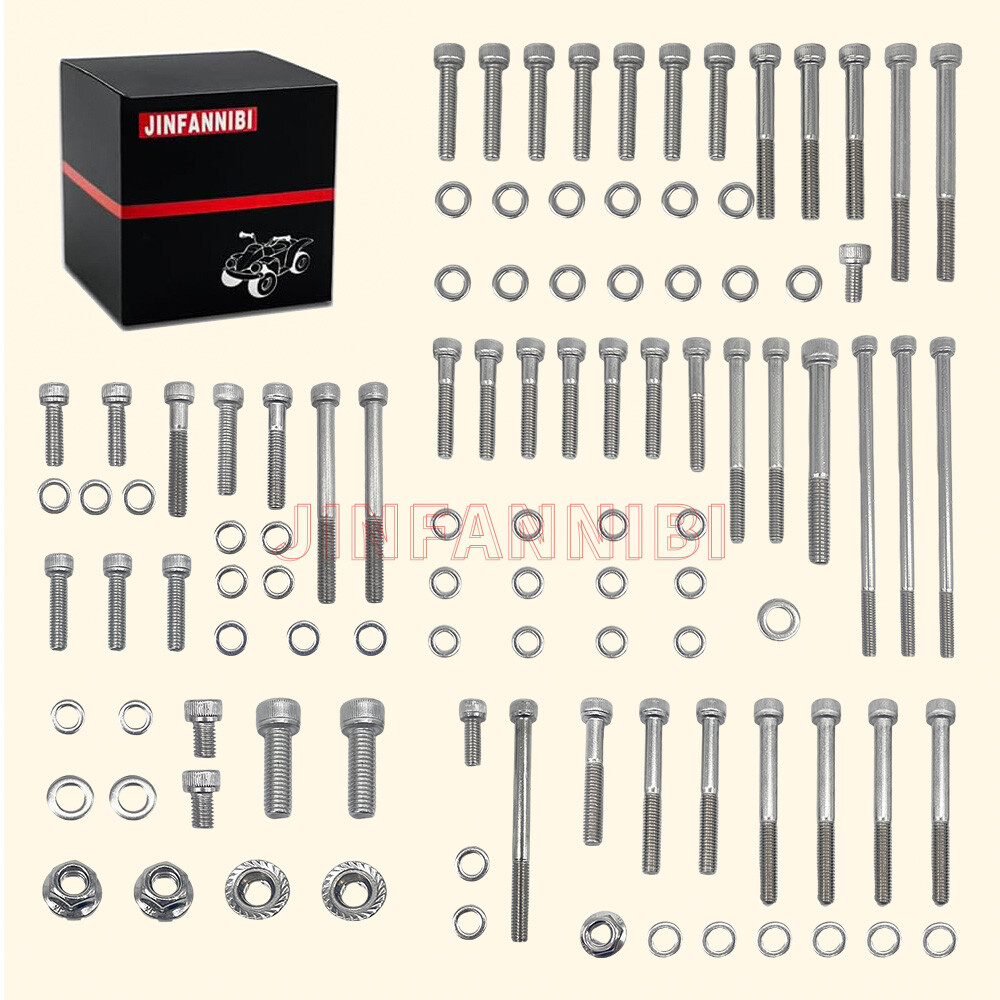 Cylinder Head Stud Nut Kit & Engine Bolts for Honda Sportrax 400 TRX400EX TRX400