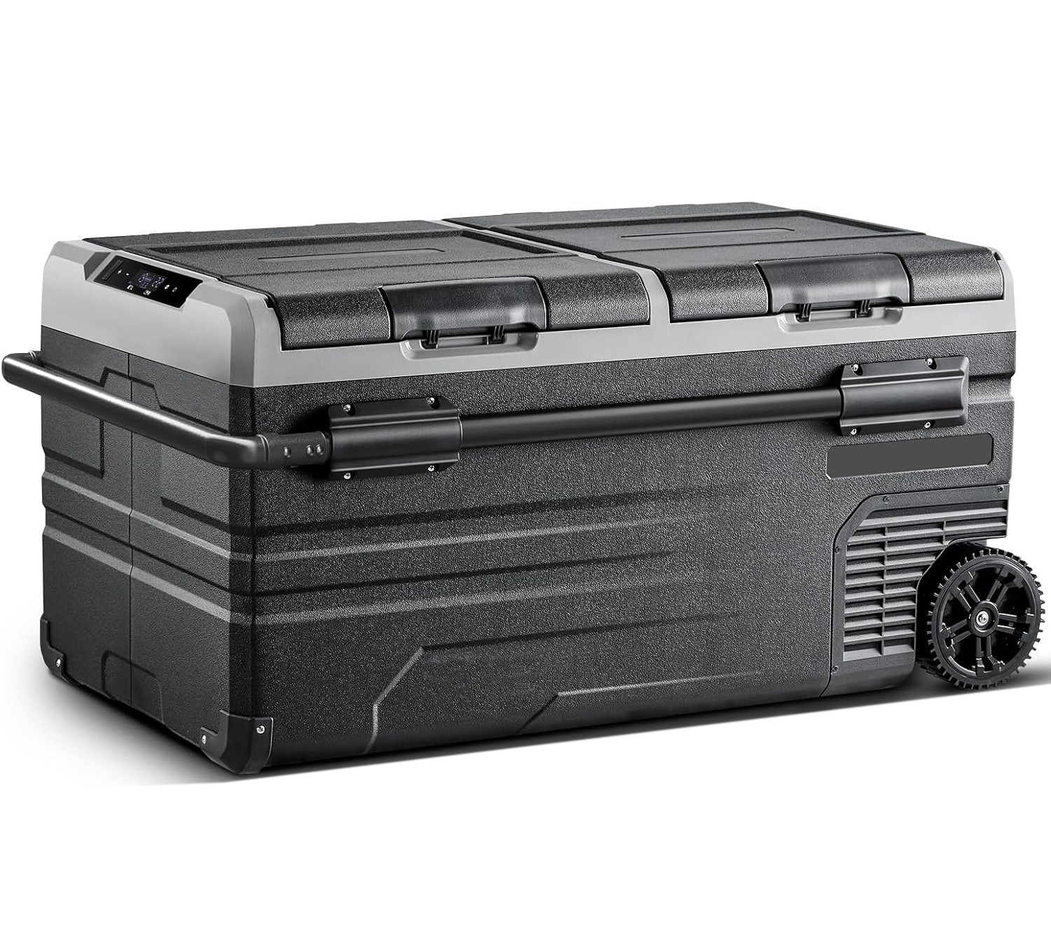 100 Quart Dual Zone Portable Fridge/Freezer 12/24 V & 100-240 V for Camp, RV