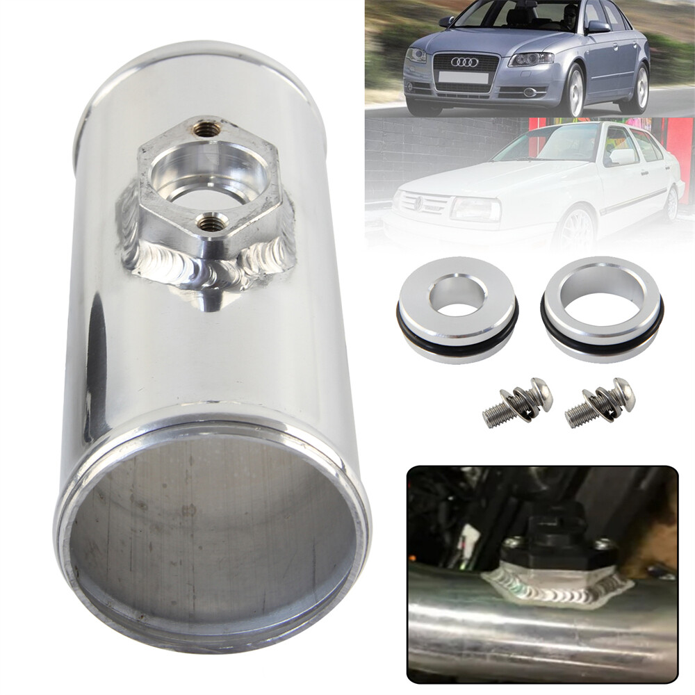 2.5" Flange Adapter For VW Jetta Golf Beetle A4 MK4 1.8T Map Sensor Flange Black