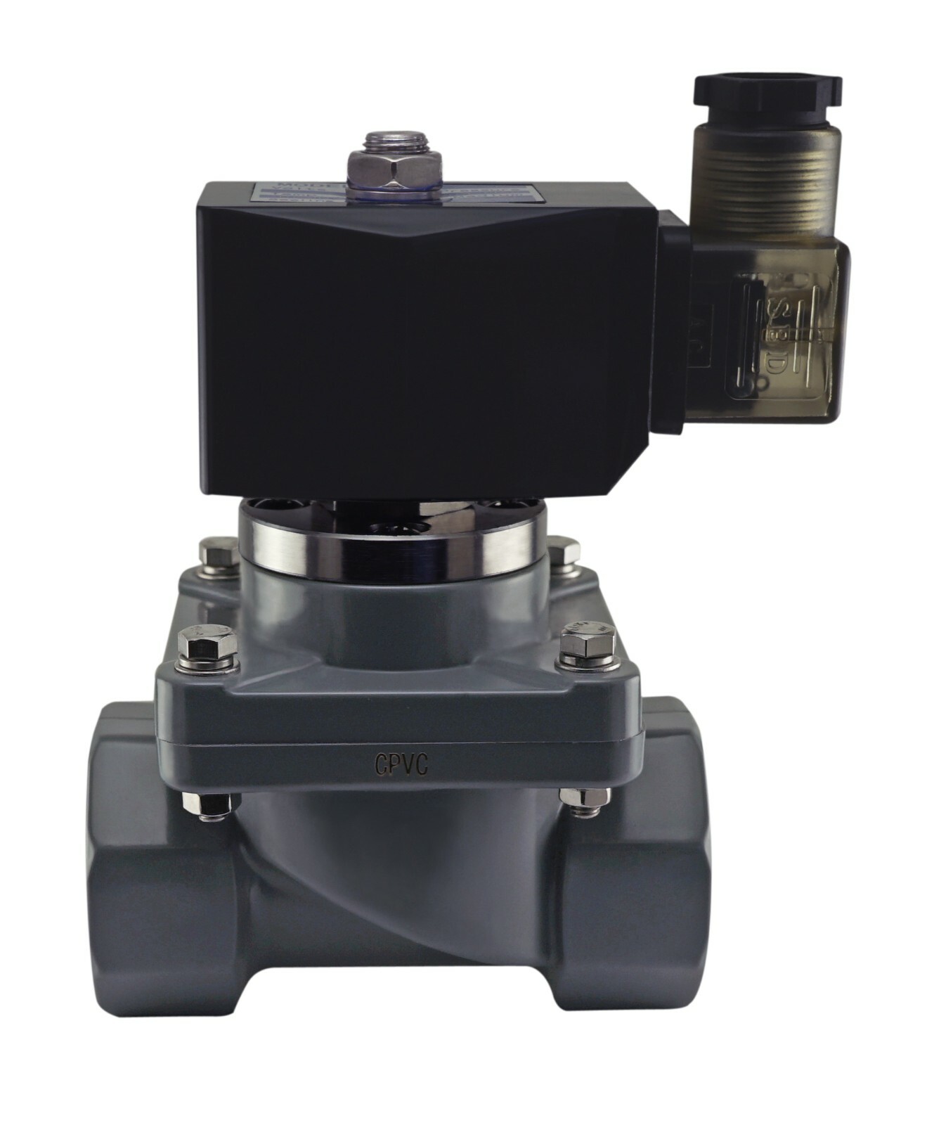 3/4" Inch Anti Corrosion Chemical Resistant Water Solenoid CPVC Valve NC 110V AC