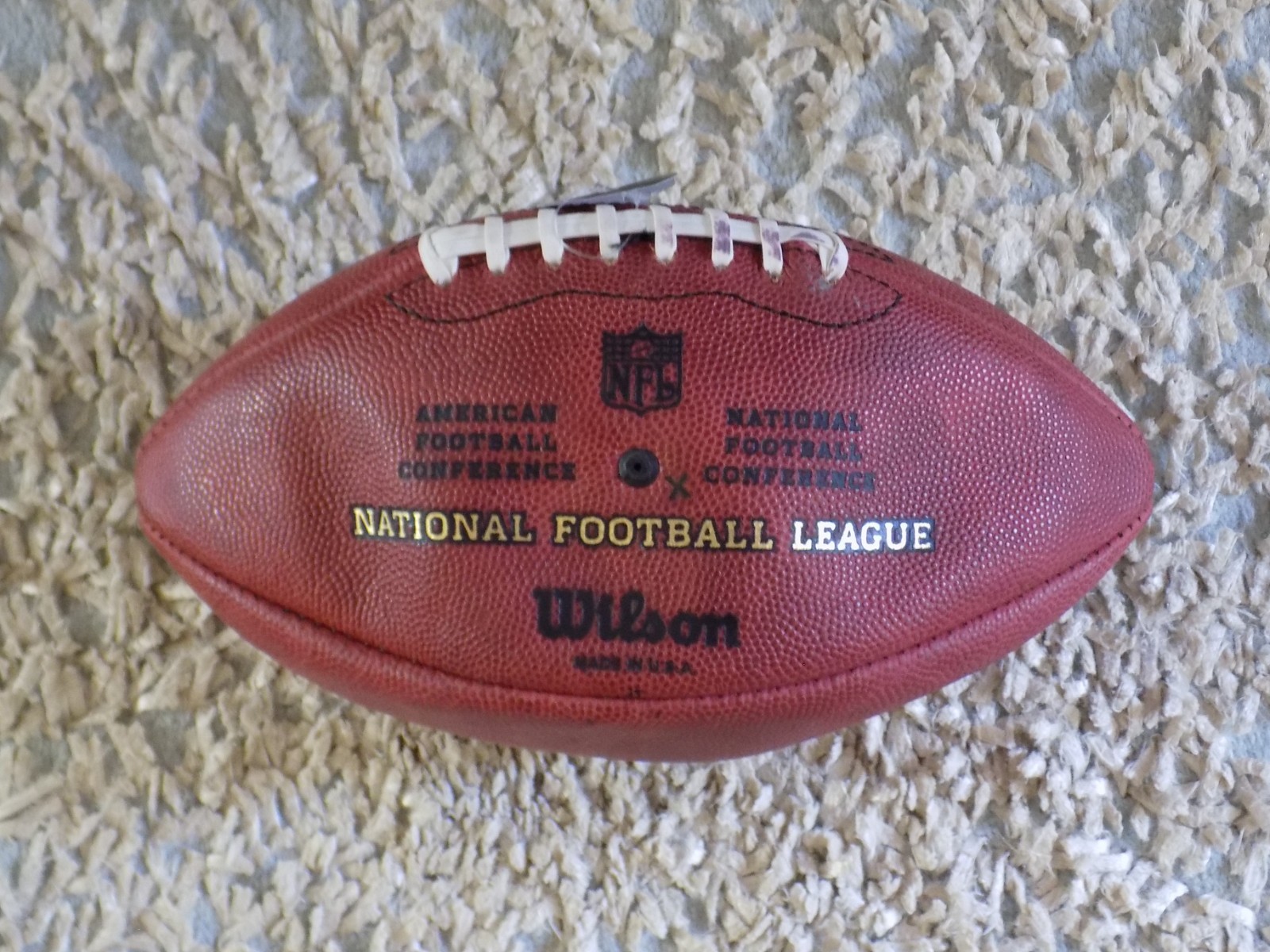 The Duke NFL Wilson Sporting Goods Football Tagliabue Goddell RARE ERROR
