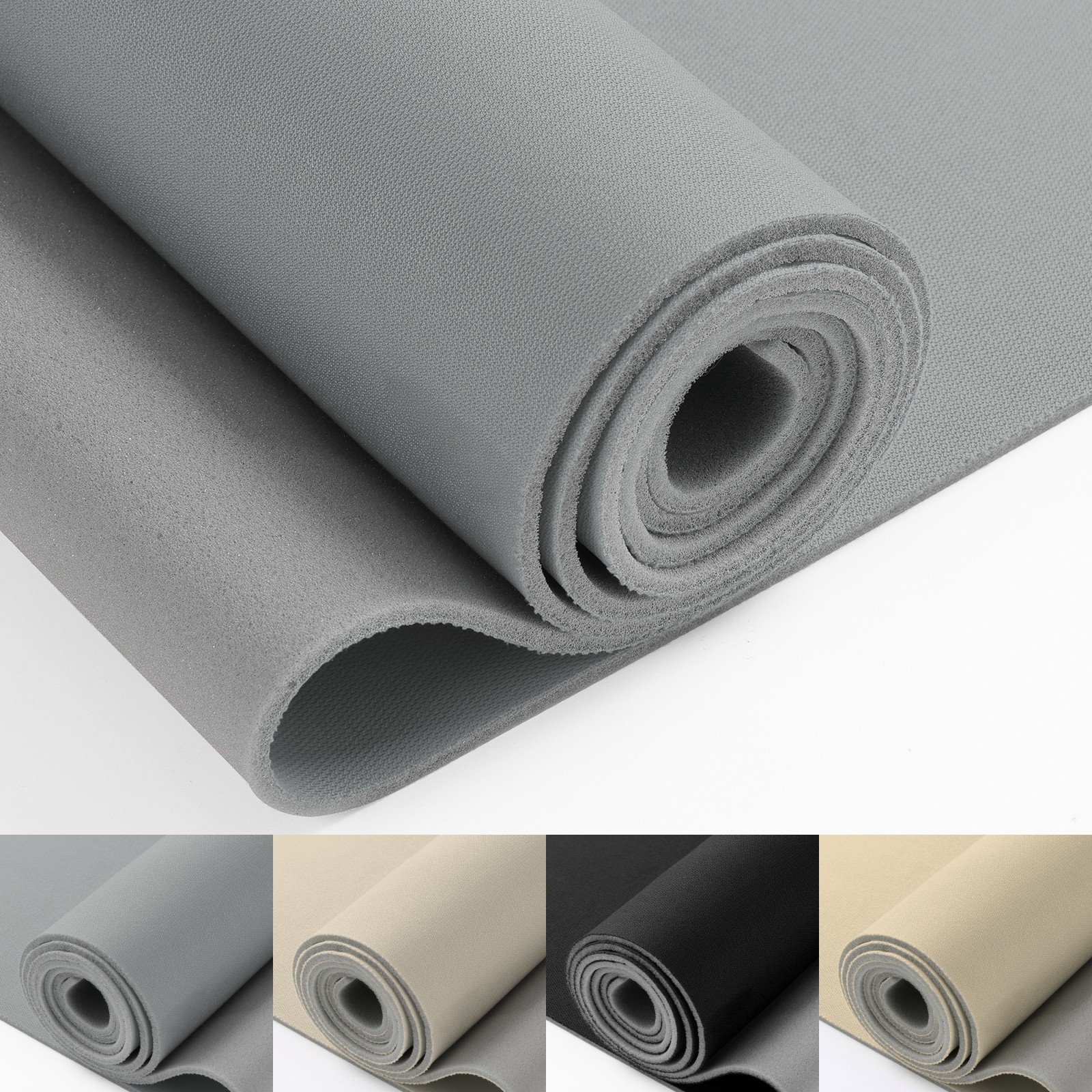 60"W Auto Headliner Fabric 1/8" Foam Backed Car Roof Lining Replacement Material
