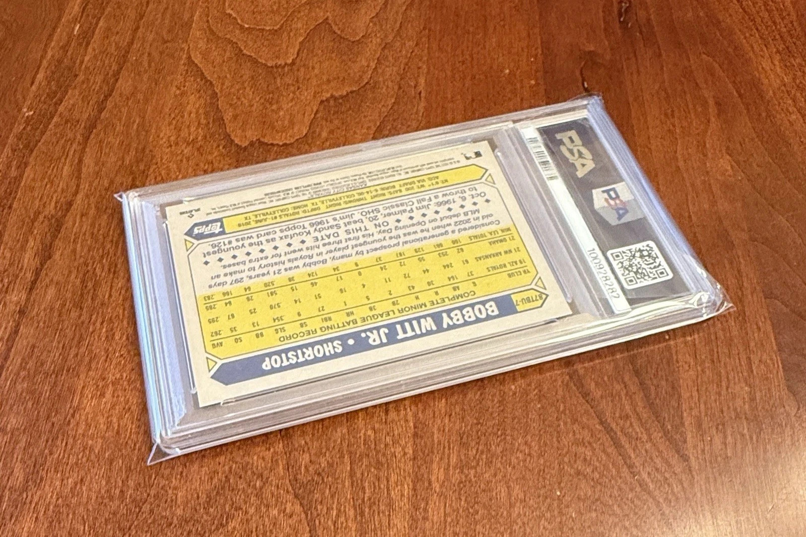 1 Pack of Graded Card Sleeves, Fits PSA Slabs (100 Per Pack)