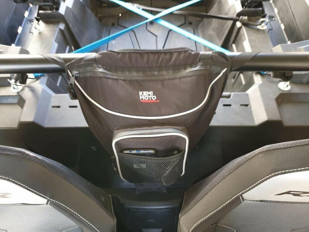 KEMIMOTO UTV Cab Center Storage Bag For POLARIS RZR 900 RZR 570 S 800 XP 1000