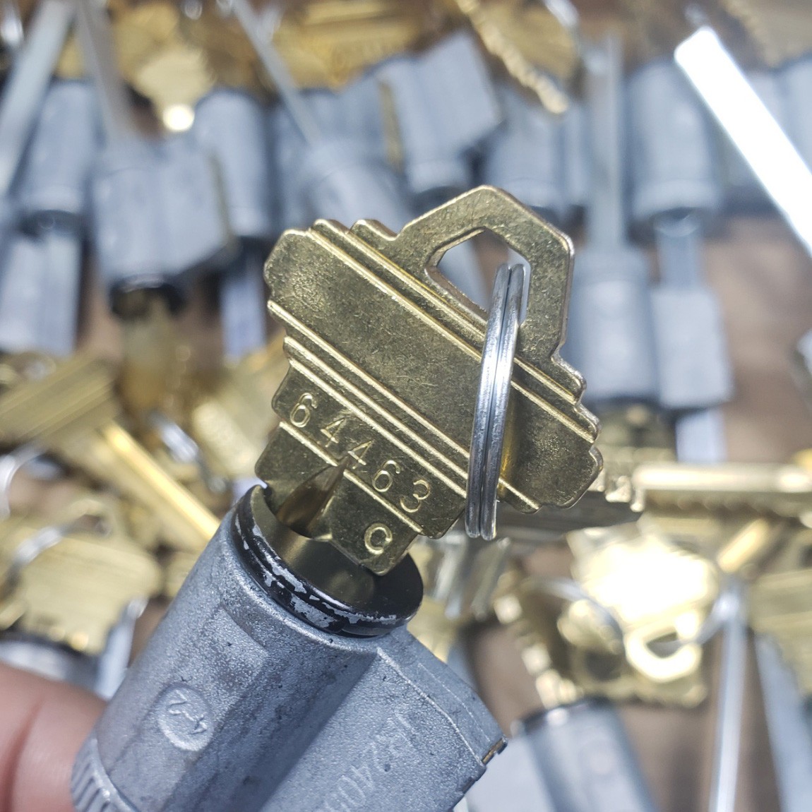 Schlage Deadbolt Cylinder 23-105-C Matte Black 1-7/8" Tailpiece 2Key (BLEMISHED)