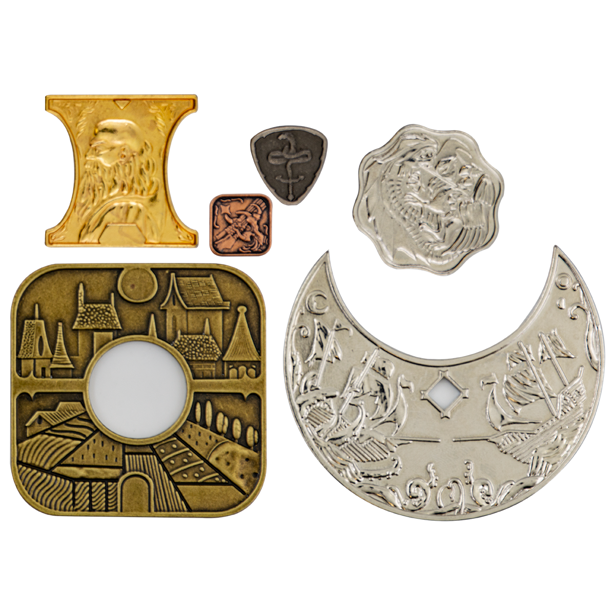 Ultra PRO Waterdeep Coins for Dungeons & Dragon Cast In Zinc And Are Faux Coins