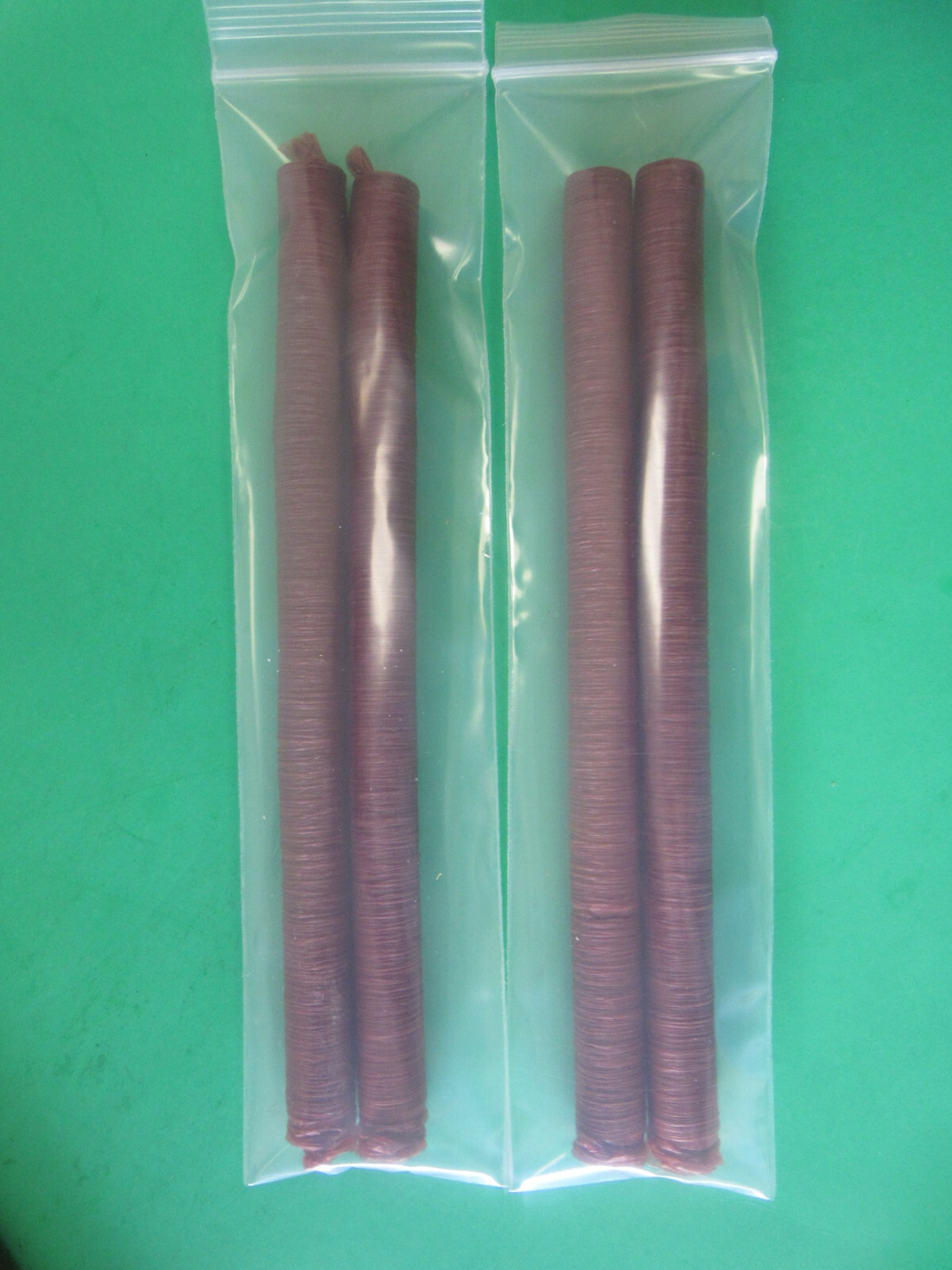 4 Strands Slim 17 mm collagen snack stick casings for 36 lb of sausage. Edible