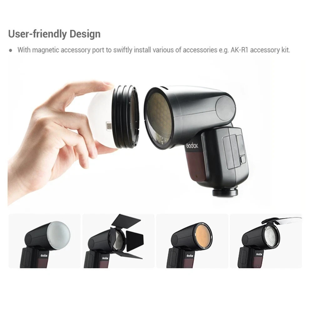 US Godox V1-S 2.4G TTL HSS 1/8000s Camera Flash Speedlite For Sony A7III A7RIII