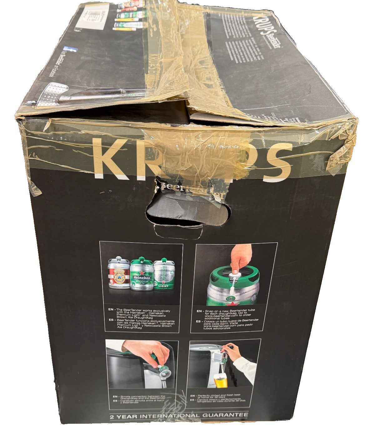 Krups Beertender B100 Home Draft Beer Dispenser *Open Box