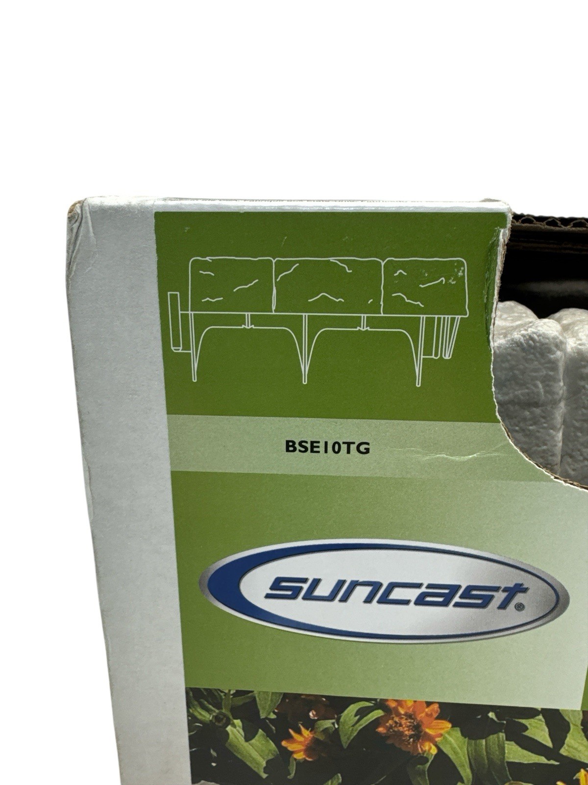 Suncast 10 Ft Pound In Landscape Edging Stone Color BSE10TG New