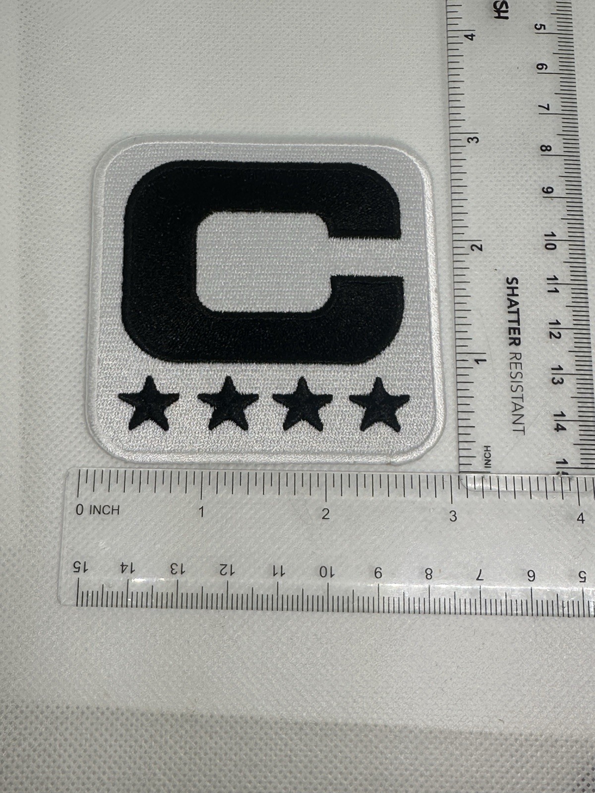 Las Vegas Raiders Captain Patch 3” Iron On Embroidered