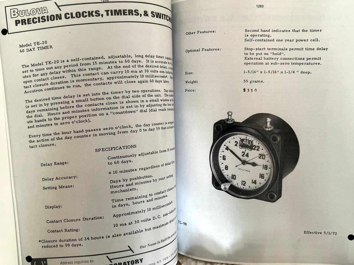 Complete Guide to Bulova Accutron watches Book 2, HARDBOUND 529 PAGES new info