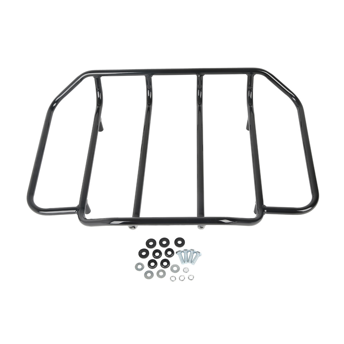 Chopped Pack Trunk & Backrest Rack Fit For Harley Tour Pak Road Glide 2014-2024
