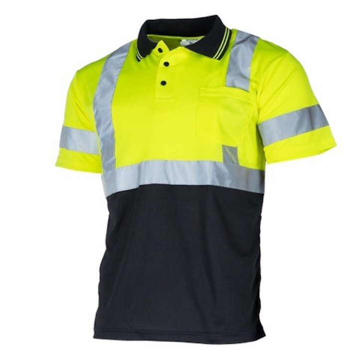 NEW ANSI/ISEA Class 3 type R Safety Reflective Quick-Dry Polo Shirts JORESTECH