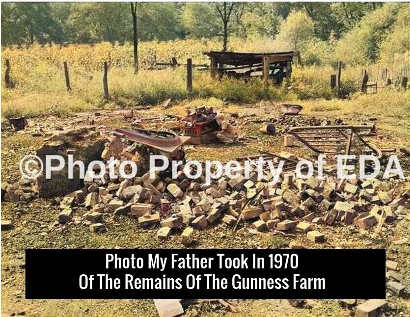 Belle Gunness Murder Farm Brick Fragments Haunted Object House Item Relic w/COA