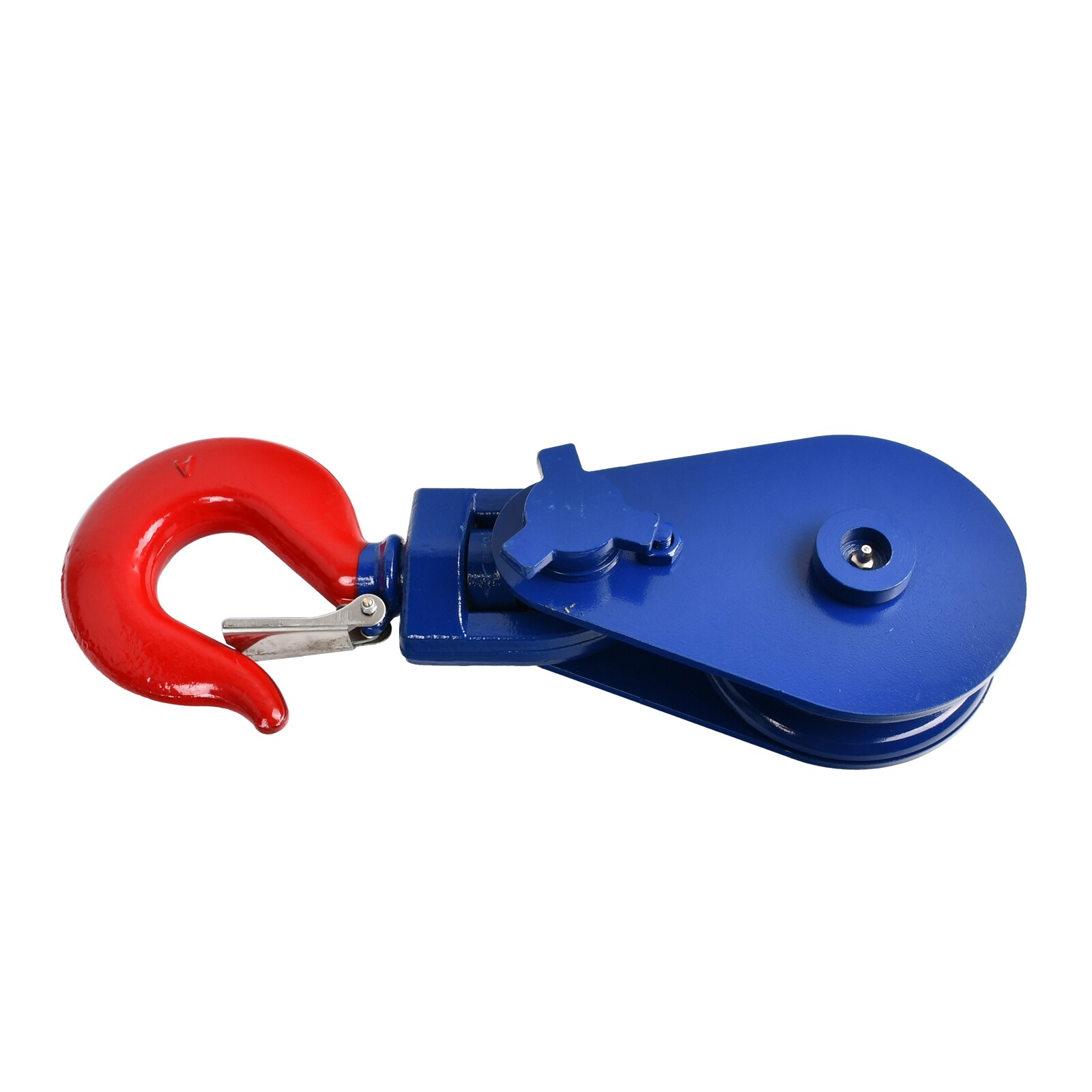 8 Ton Snatch Block with Swivel Hook & Safety Latch 6" Sheave, 3/4" Wire Rope