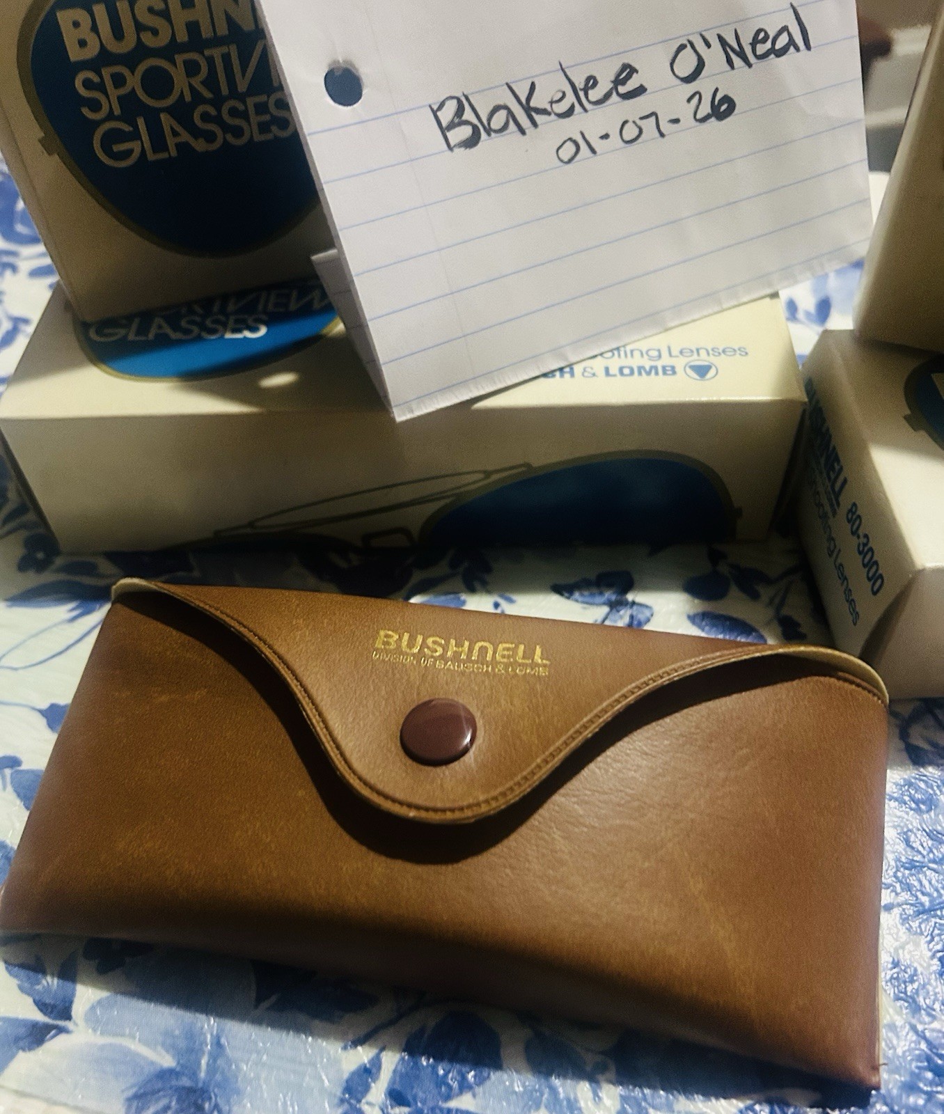 Vintage Baucsh and Lomb Bushnell Sportview Shooting Glasses NEW In Original Box