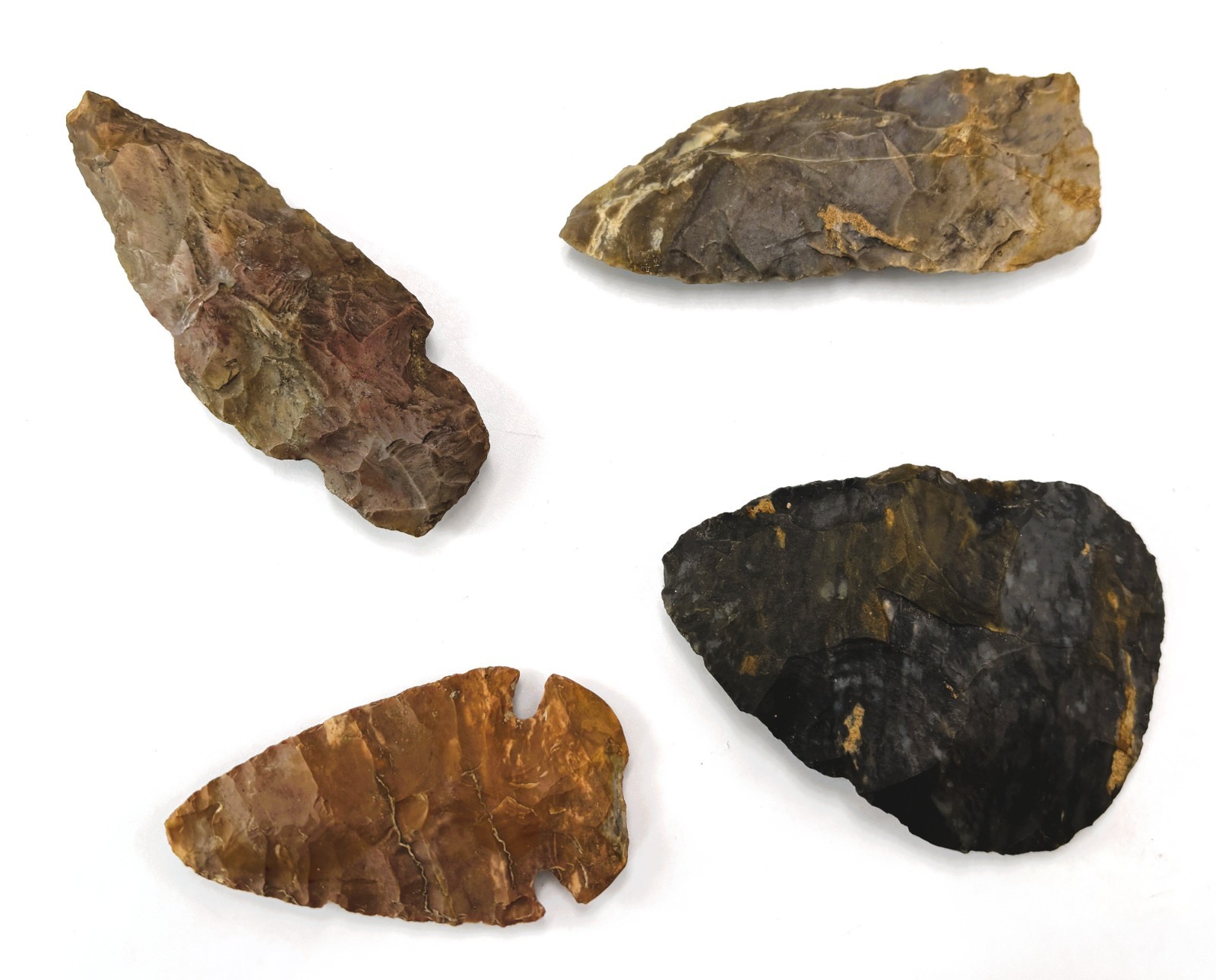 Authentic Native American Arrowheads Artifacts Flint & Chert Hamilton Ohio Find