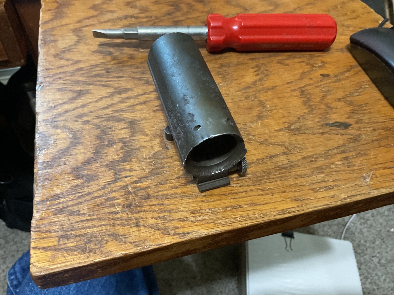 Springfield 1903 rear sight sleeve with functional sight