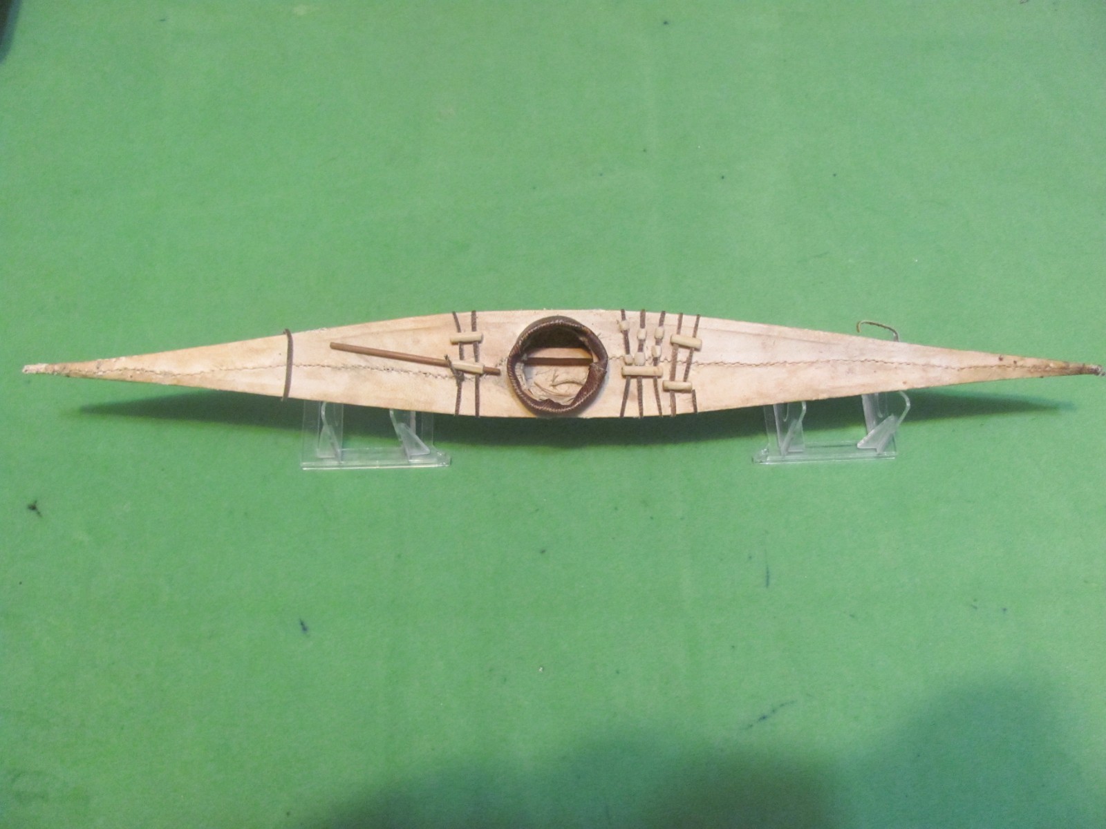 Antique/Vintage Inuit Kayak 18.5" Long.