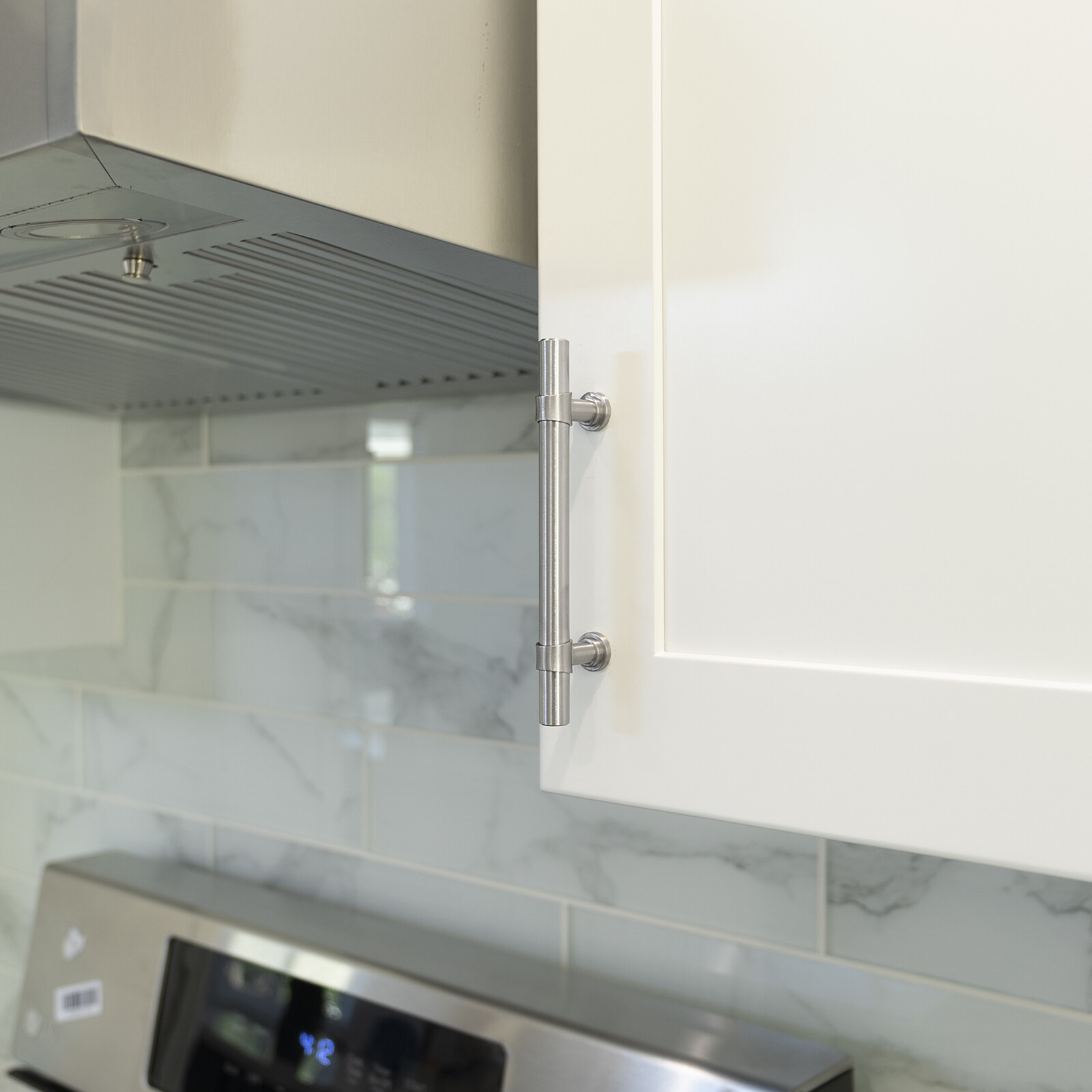 Brushed Nickel Modern Cabinet Handles Bar Pulls Kitchen Hardware Stainless Steel