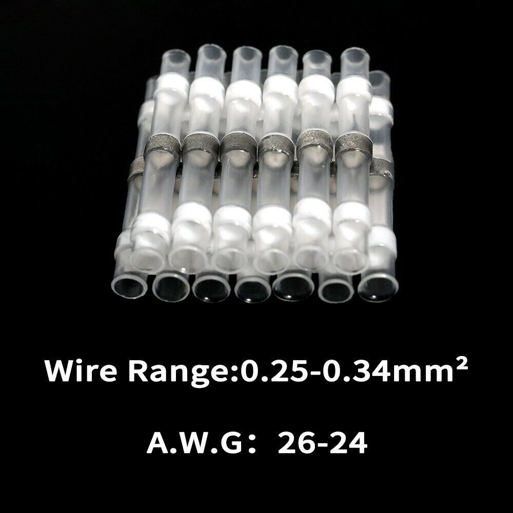 500/250PCS Waterproof Solder Stick Seal Sleeve Heat Shrink Butt Wire Connectors