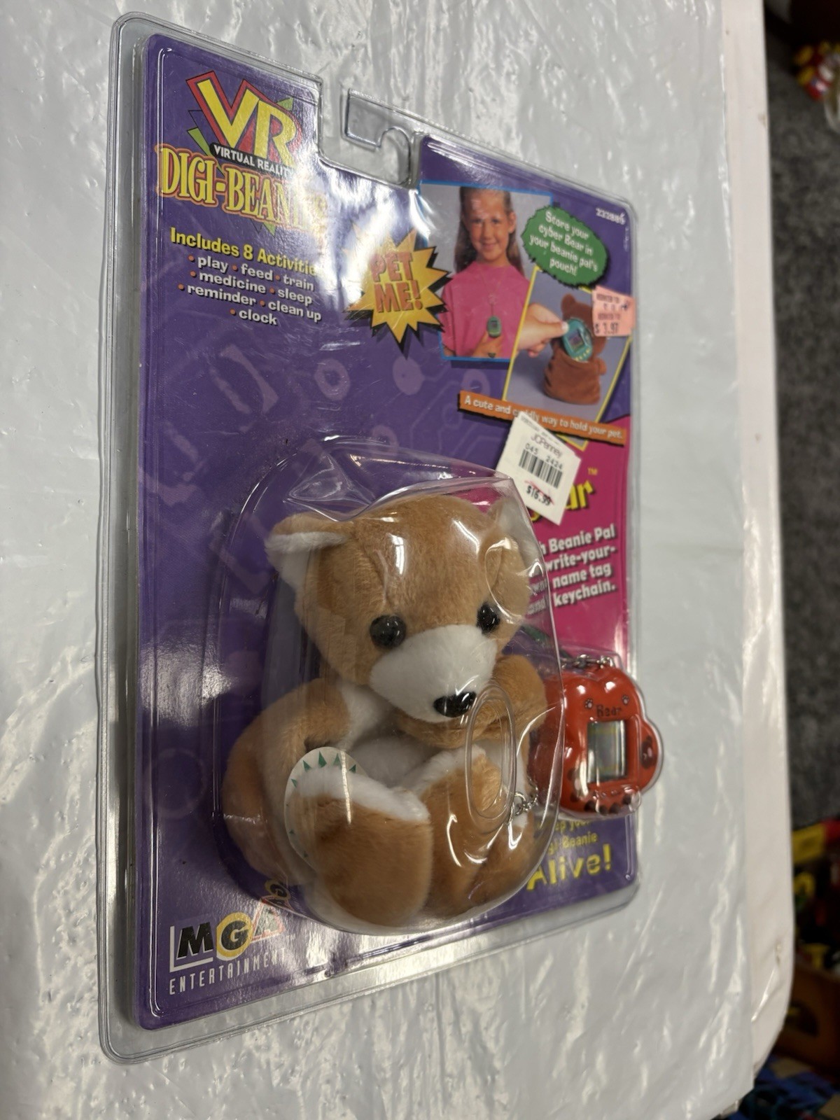 New VTG 1997 Digi Beanies Virtual Bear Giga Pets by MGA Entertainment Rare New A