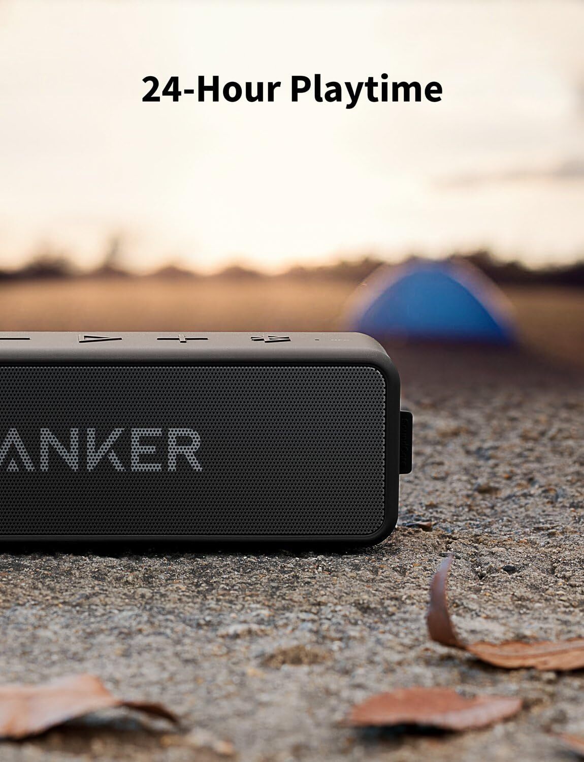 Anker Soundcore 2 Wireless Bluetooth Speaker Bass Dual-Driver IPX7 12W|Refurbish