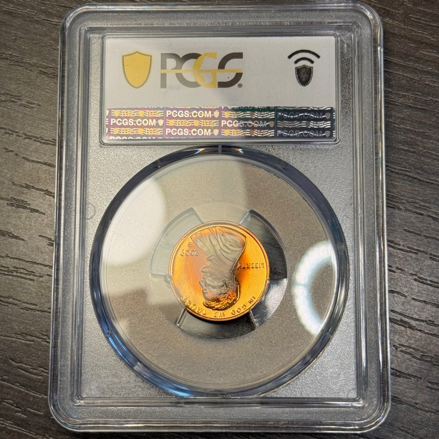 PR68DCAM 2009-S 1C Lincoln-Formative Years Proof Cent, PCGS Trueview- Toned