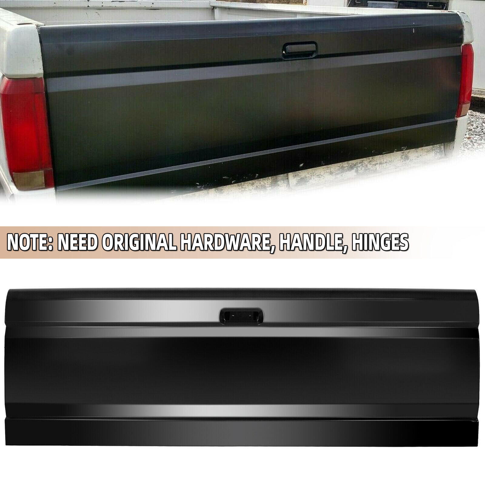 NEW Primed - Rear Tailgate for 1987-1996 Ford F150 F250 F350 Truck