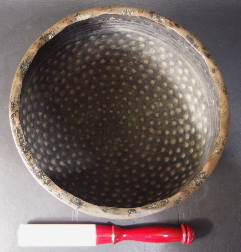 or2630 JAPANESE BUDDHIST SINGING BOWL ORIN GONG 21.4cm / 8.4inch Width VINTAGE