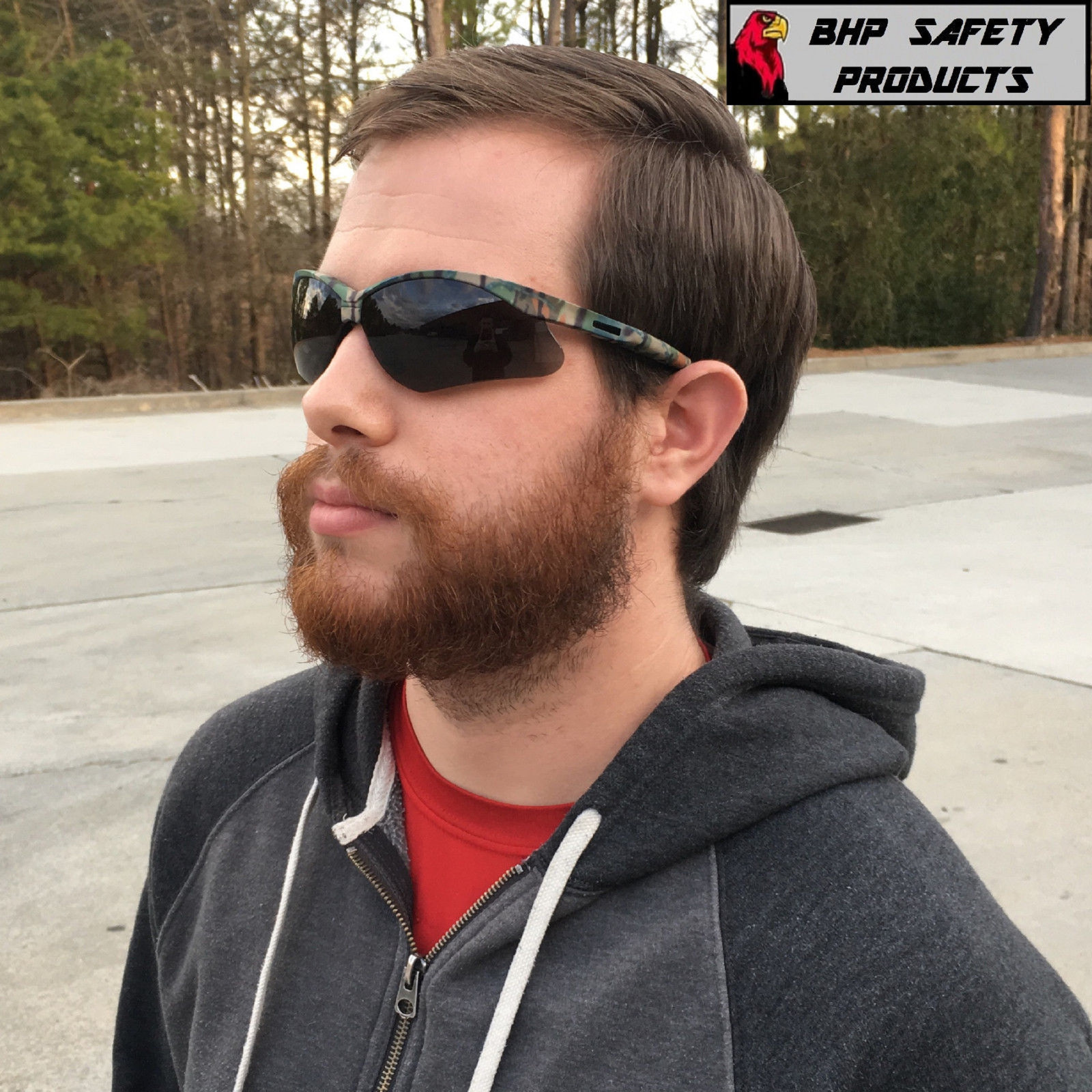 (3 PAIR) KLEENGUARD NEMESIS SAFETY GLASSES CAMO FRAME SMOKE ANTI-FOG LENS 22609