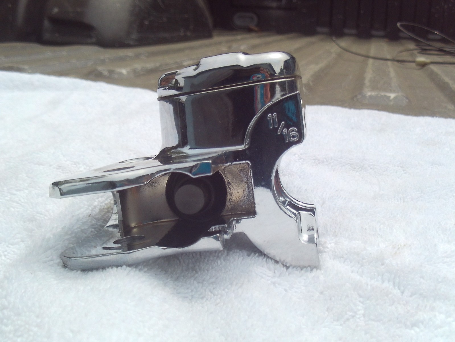 harley touring Chrome 11/16" Hydraulic Clutch Master Cylinder 14-17