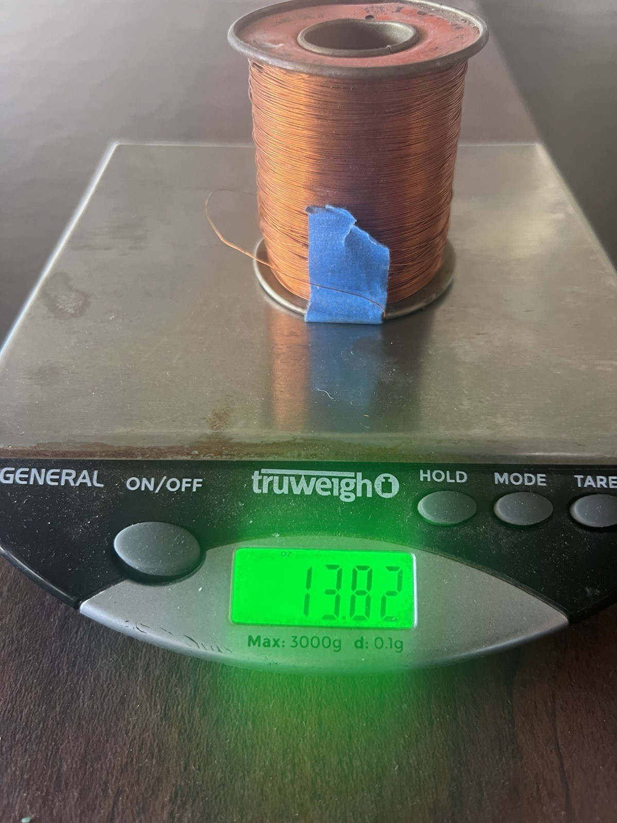 Vintage #30 Nylclad Copper Wire Spool