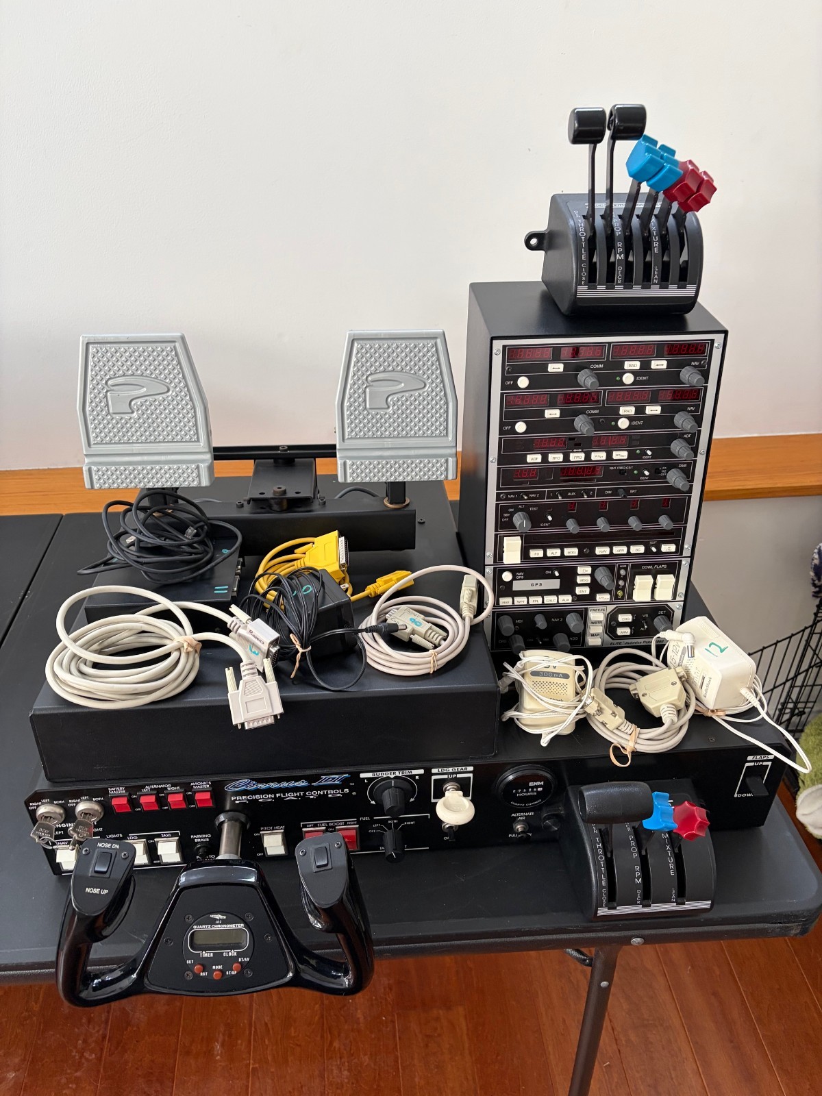 🔥 Precision Flight Controls Cirrus II Flight Simulator Console + MORE!!!
