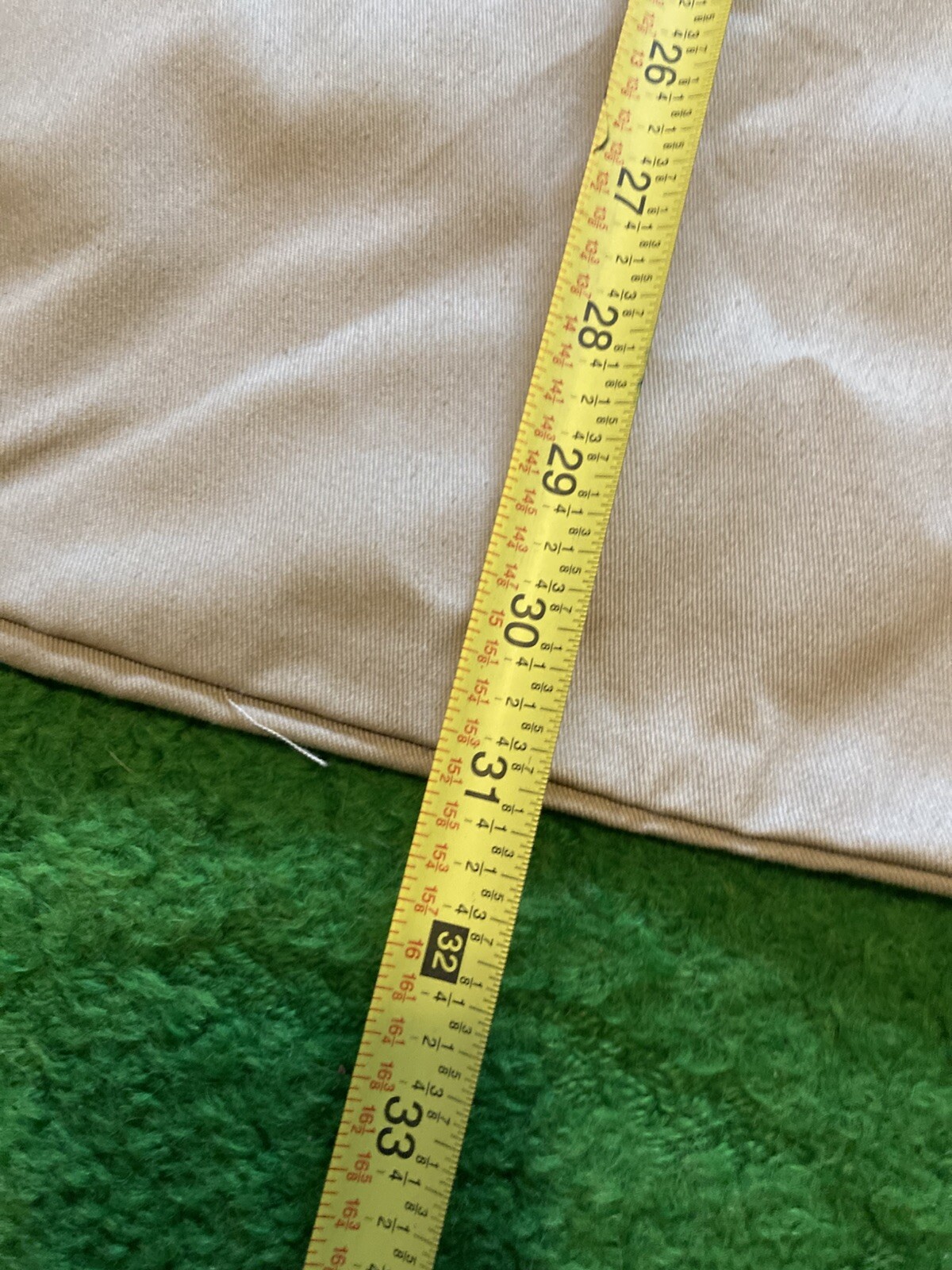 Snoozer USA Made X-Large Dog Bed Replacement Cover Tan 31x38”