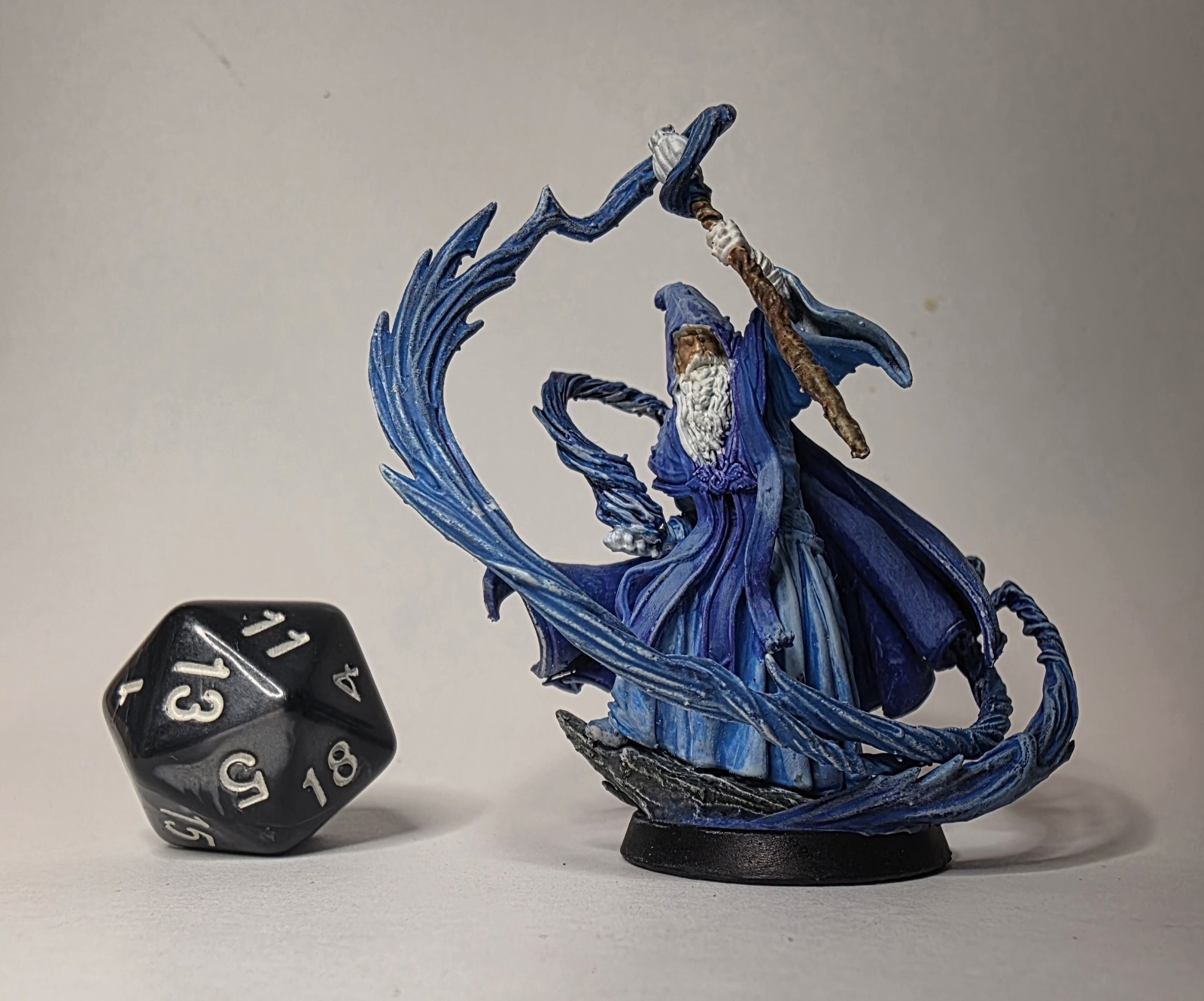 Archmage – 32mm Resin Miniature | D&D 3D Printed Fantasy Wizard Figure