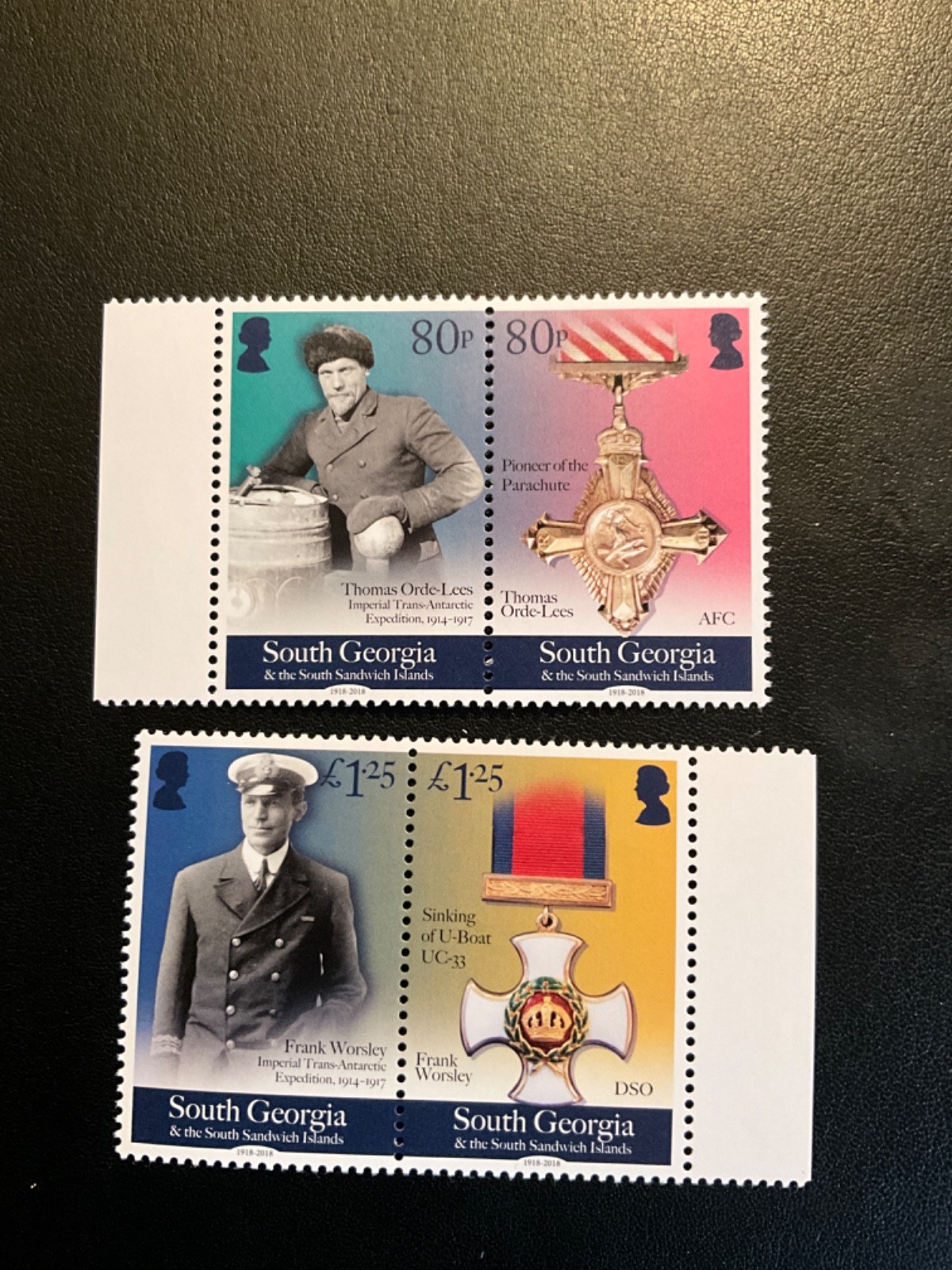 Stamps South Georgia Scott #597-8 nh