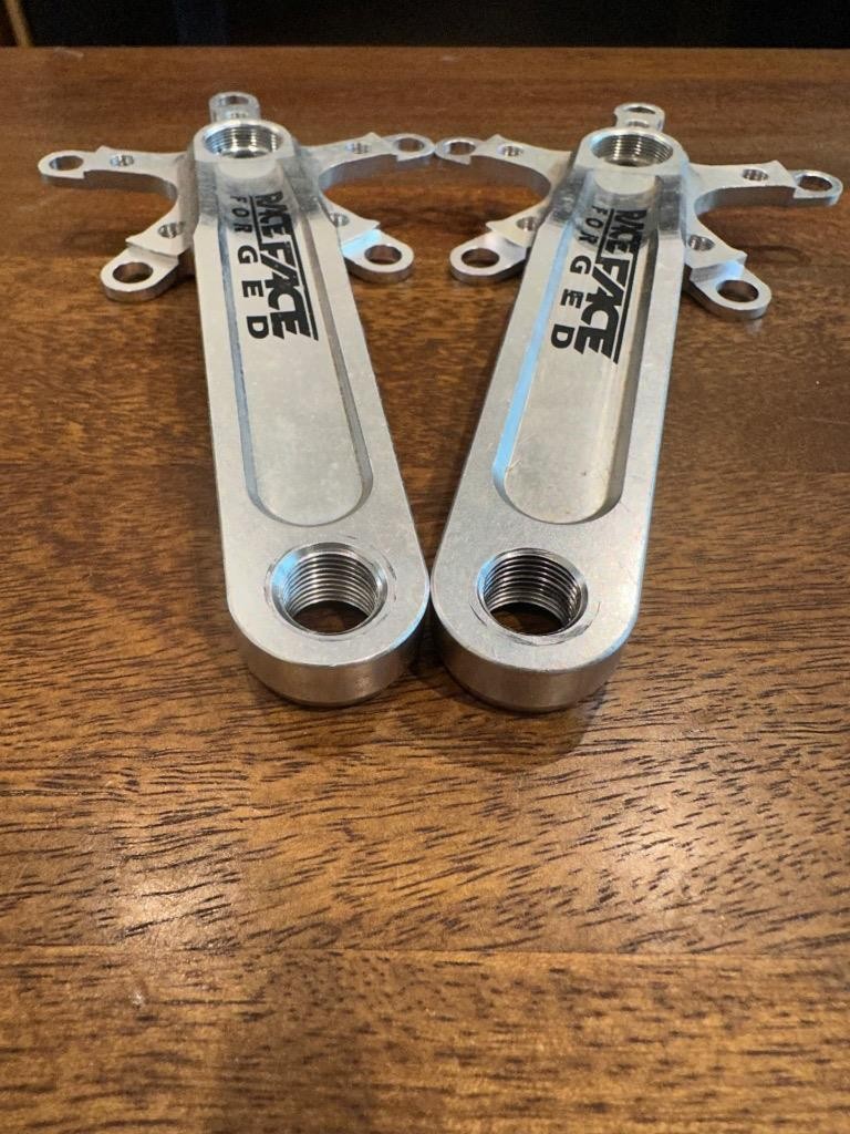 Race Face Forged 170mm 3X Left Drive Side Crank 94/58 BCD Silver XTR XT Disc