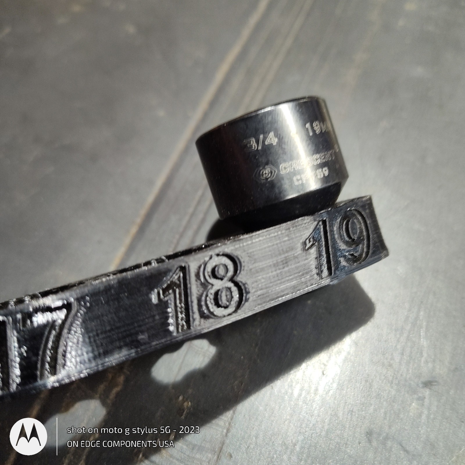 Socket Holder Carrier Crescent X6 3/8 in. Drive Pass-Thru Adjustable Wrench Set