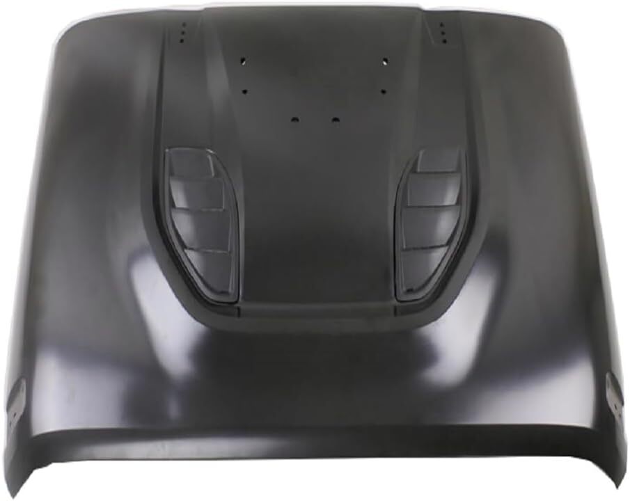 For Jeep Wrangler 2007-2018 JK JKU Black Steel Engine Hood Bonnet Panel Cover