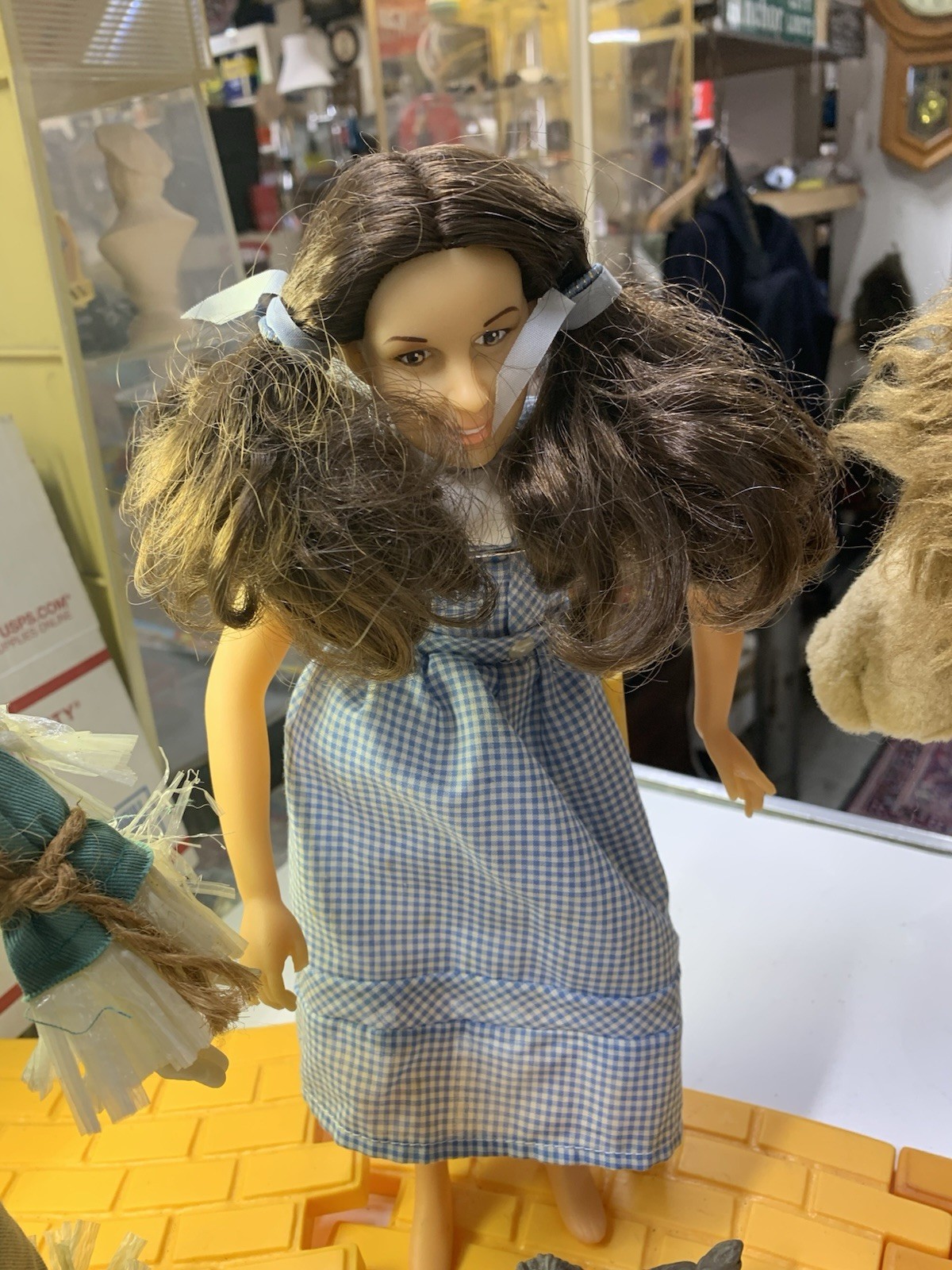 4 Wizard of Oz dolls 1987 14" Dorothy Lion Tin man Scarecrow Hamilton Gifts