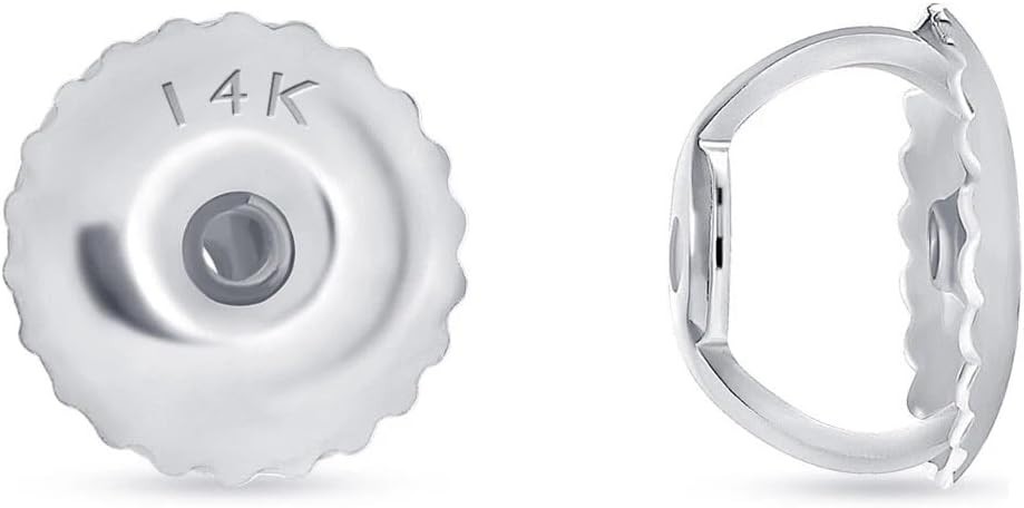 1.75 Ct Round Cut Diamond Stud Earrings 14K White Gold Natural Mined screwback