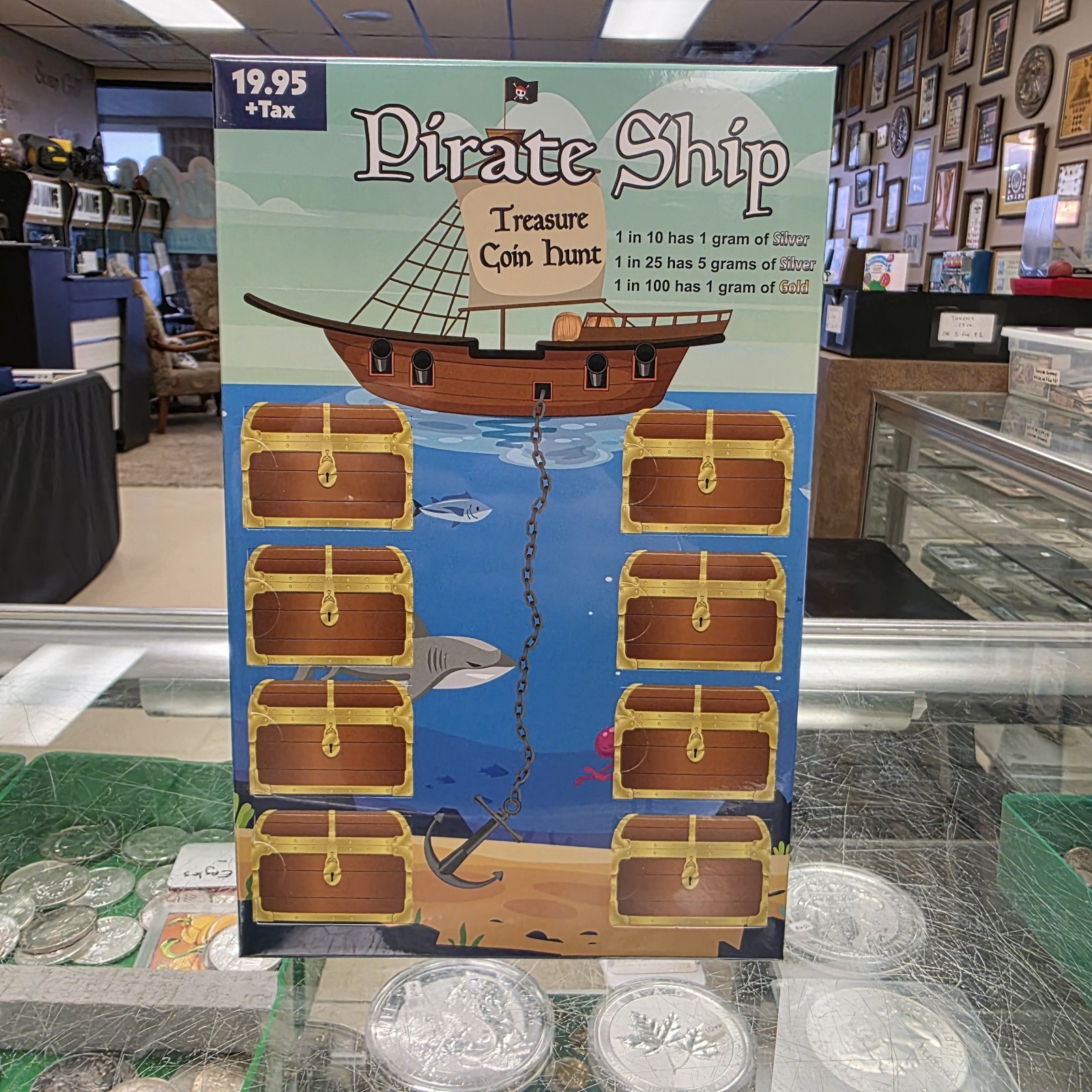 Pirate Ship Coin MYSTERY Box