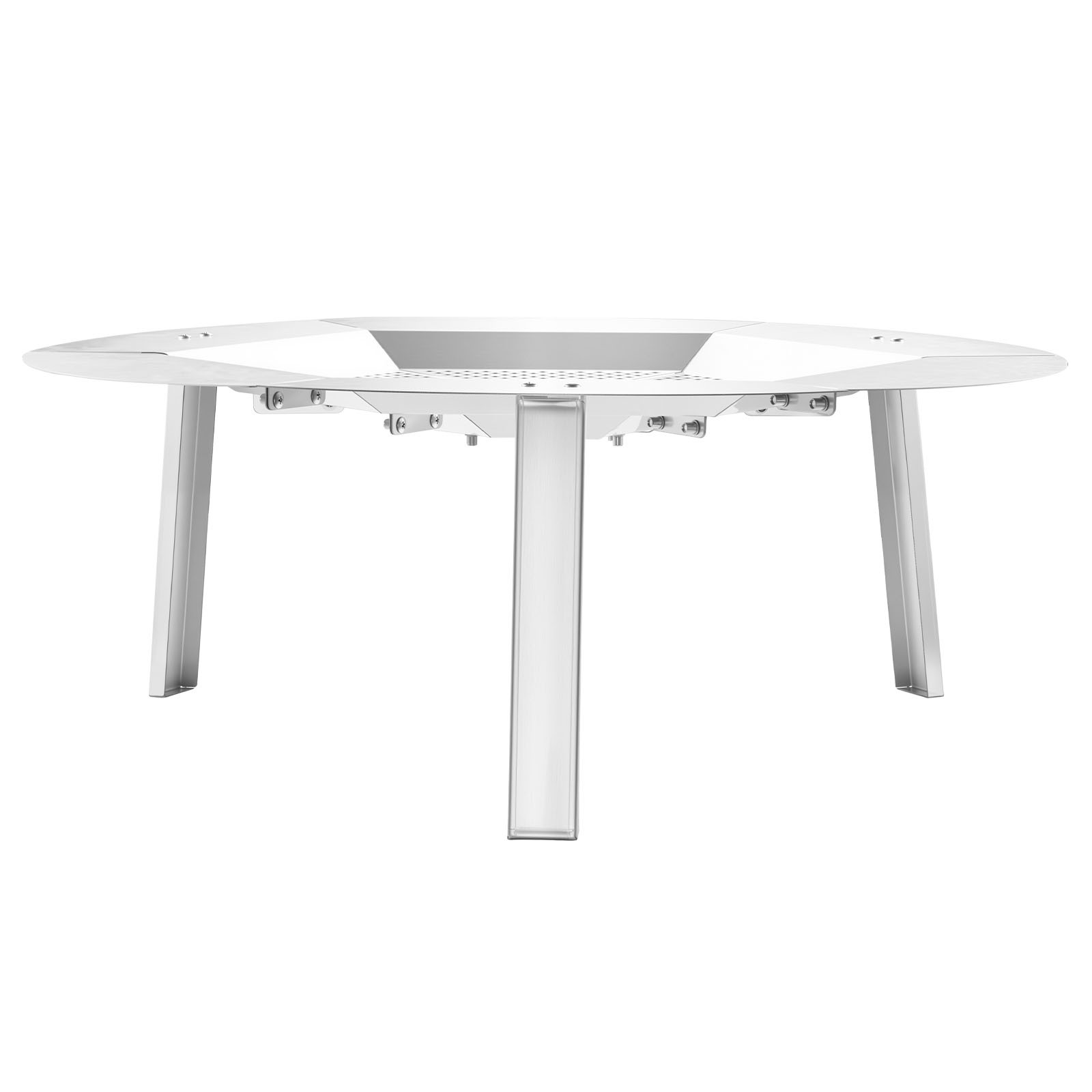 Fire Pit Heat Deflector for Solo Stove Yukon 27 in Bonfire Stainless Steel